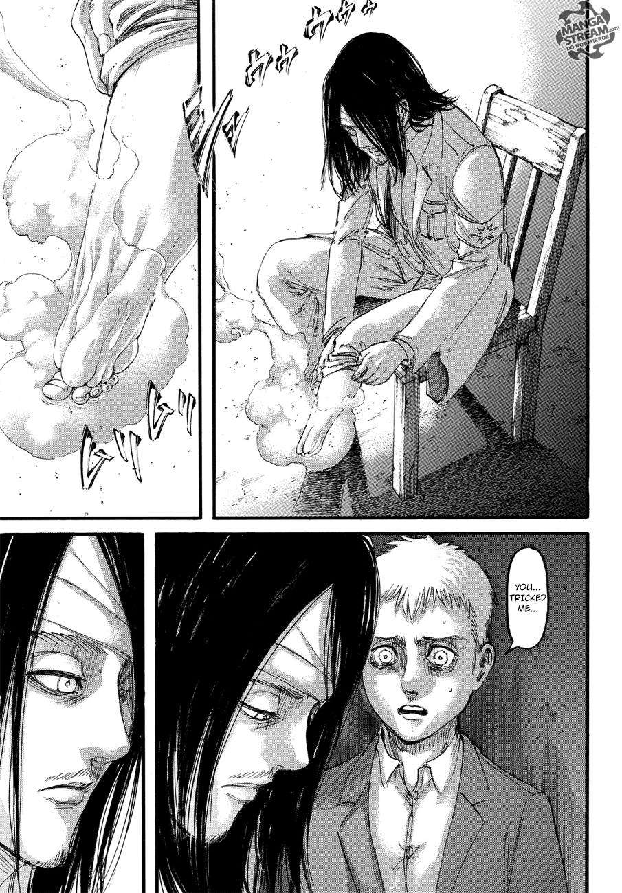 Attack on Titan manga, chapter 100, page 17 of 43