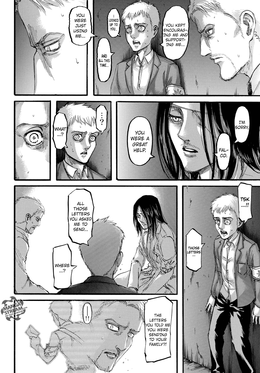 Attack on Titan manga, chapter 100, page 18 of 43
