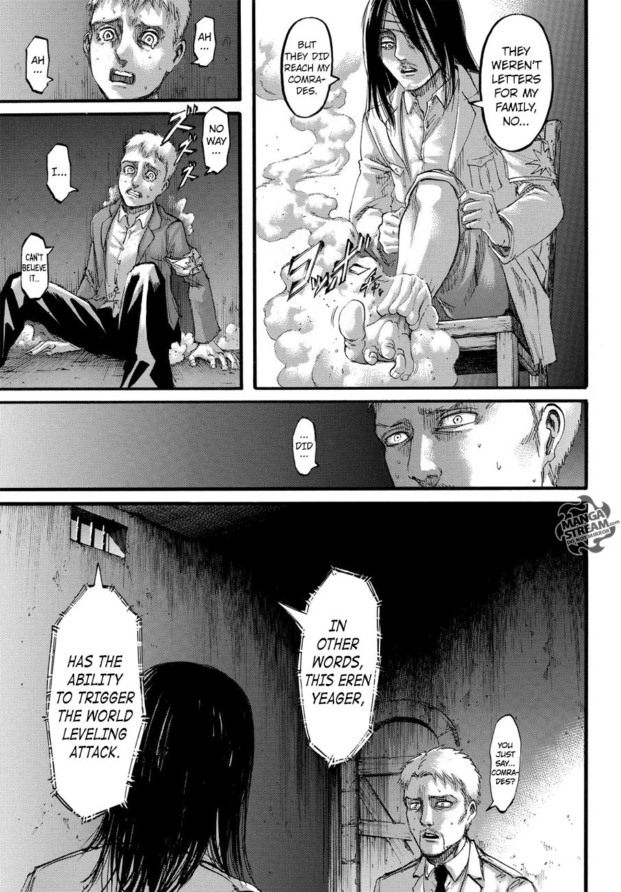 Attack on Titan manga, chapter 100, page 19 of 43