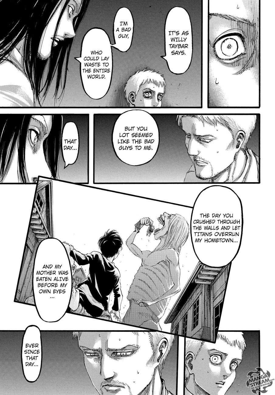 Attack on Titan manga, chapter 100, page 23 of 43