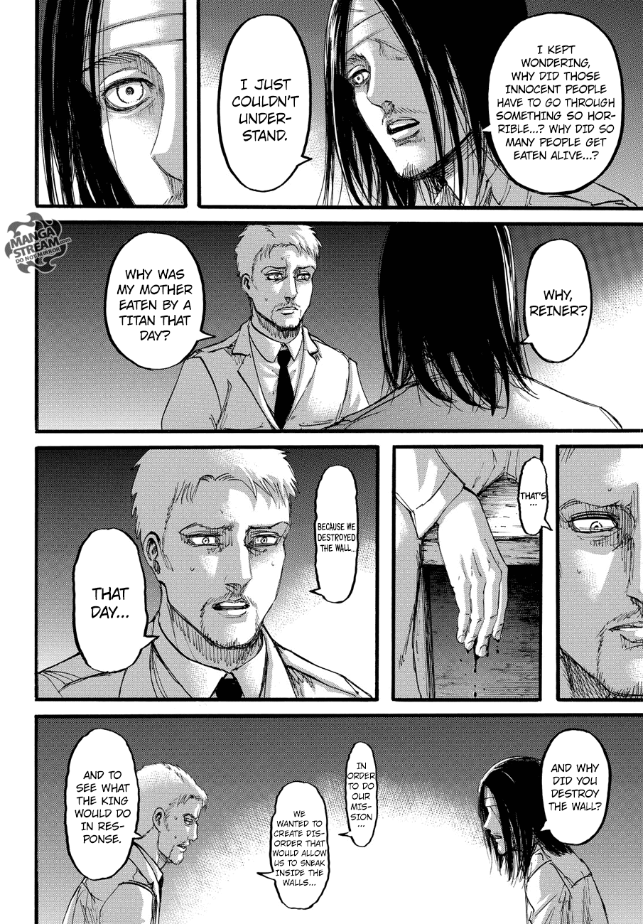 Attack on Titan manga, chapter 100, page 24 of 43