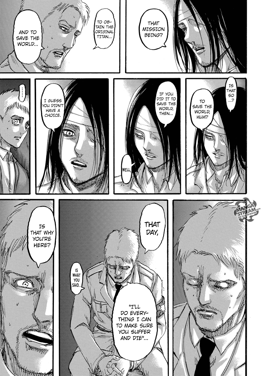 Attack on Titan manga, chapter 100, page 25 of 43