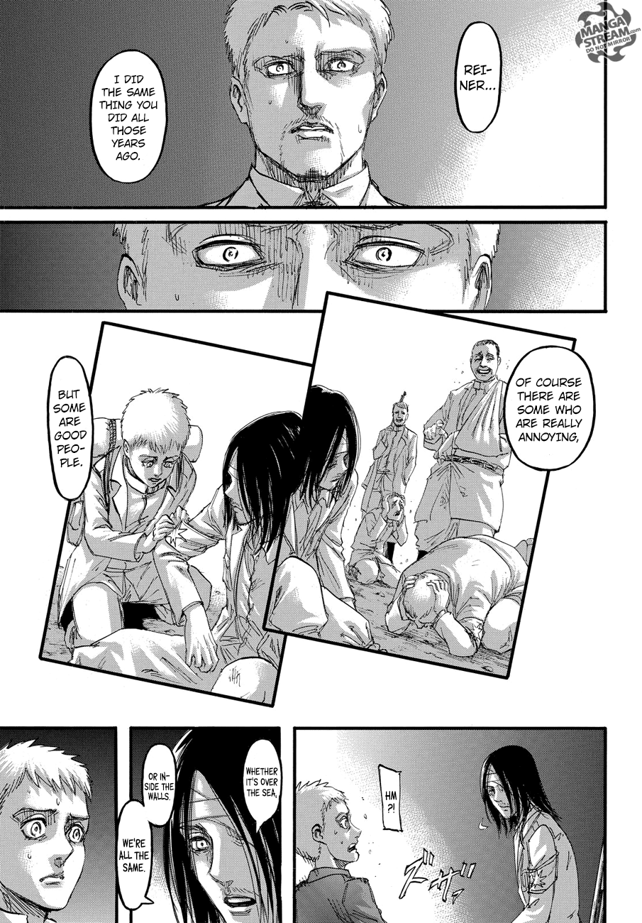 Attack on Titan manga, chapter 100, page 27 of 43