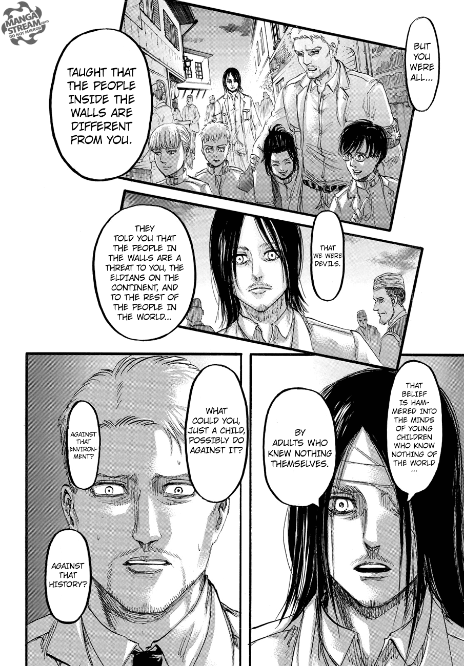Attack on Titan manga, chapter 100, page 28 of 43