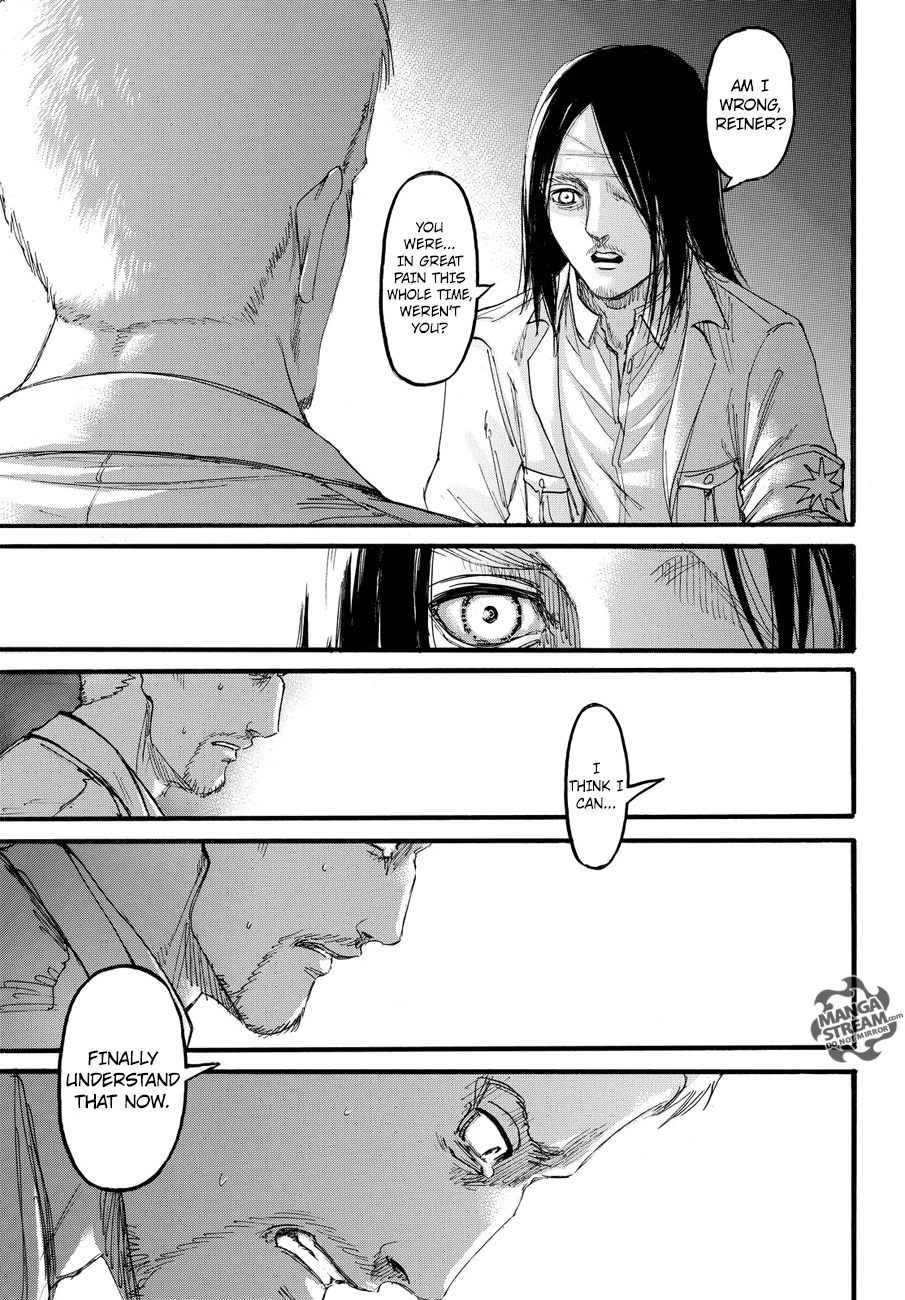 Attack on Titan manga, chapter 100, page 29 of 43