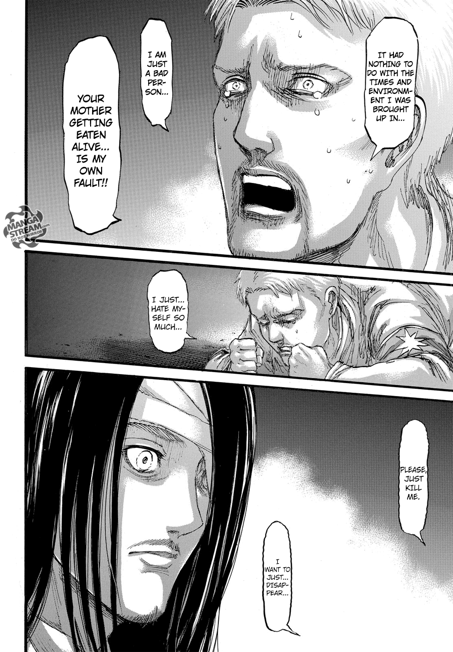 Attack on Titan manga, chapter 100, page 32 of 43