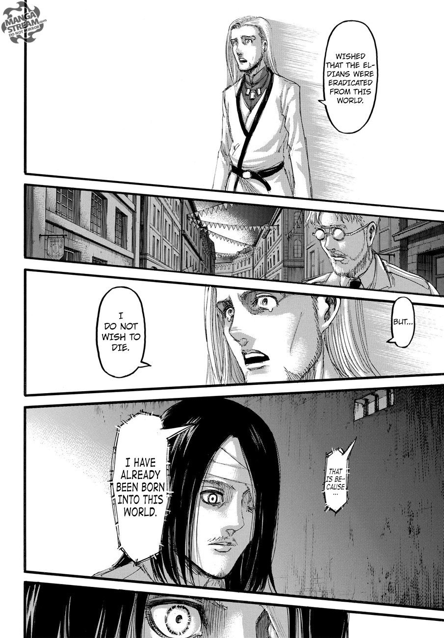 Attack on Titan manga, chapter 100, page 34 of 43