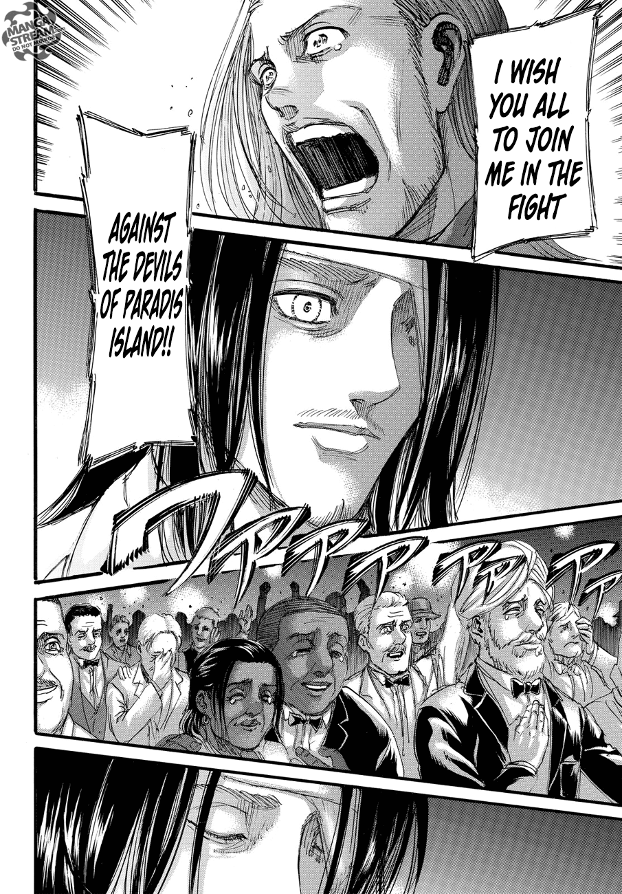 Attack on Titan manga, chapter 100, page 36 of 43
