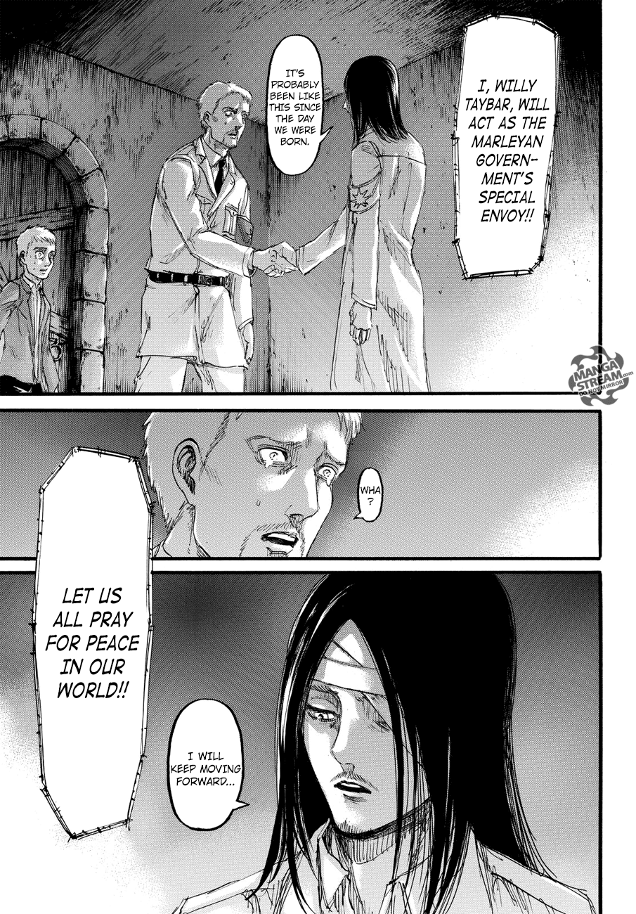 Attack on Titan manga, chapter 100, page 39 of 43