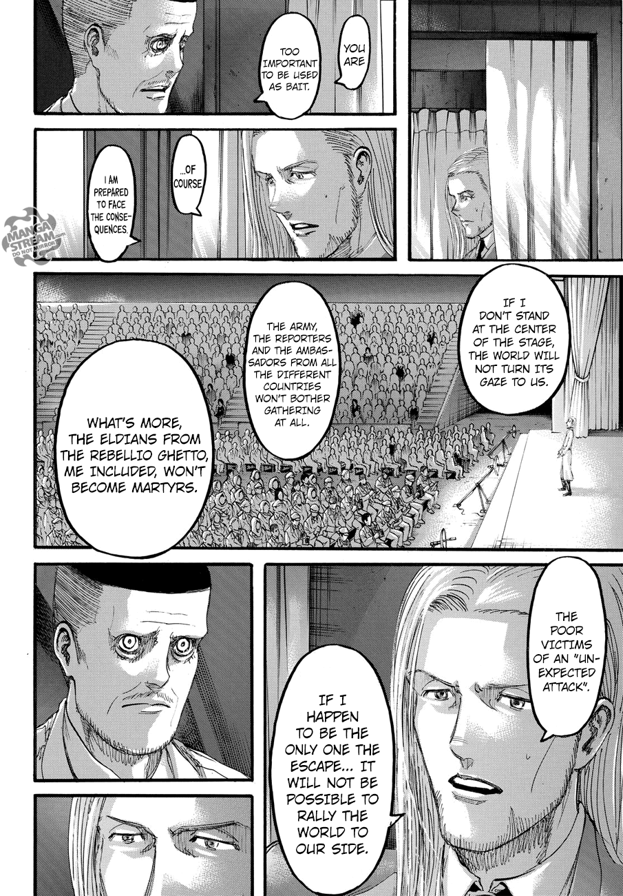 Attack on Titan manga, chapter 100, page 8 of 43