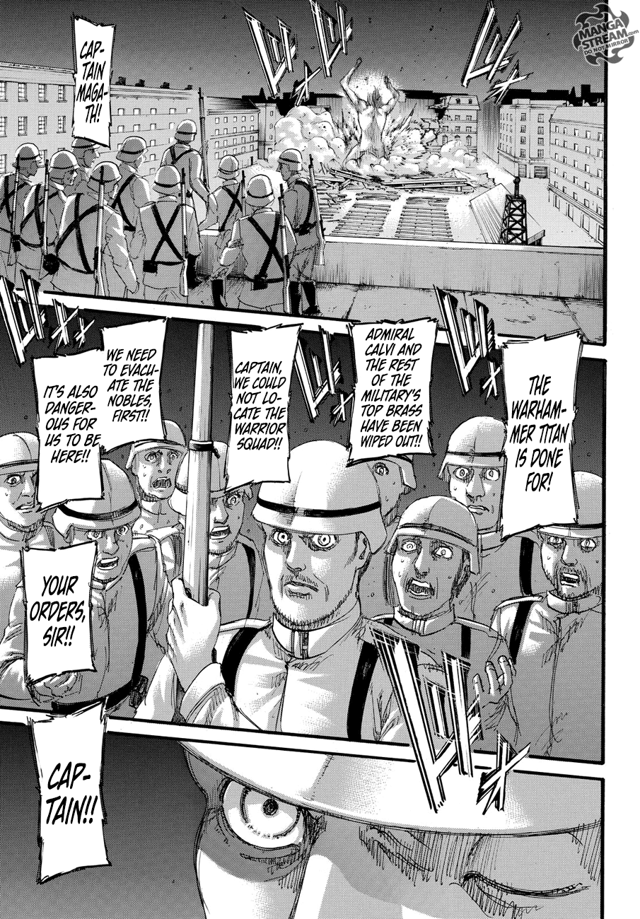 Attack on Titan manga, chapter 101, page 15 of 41