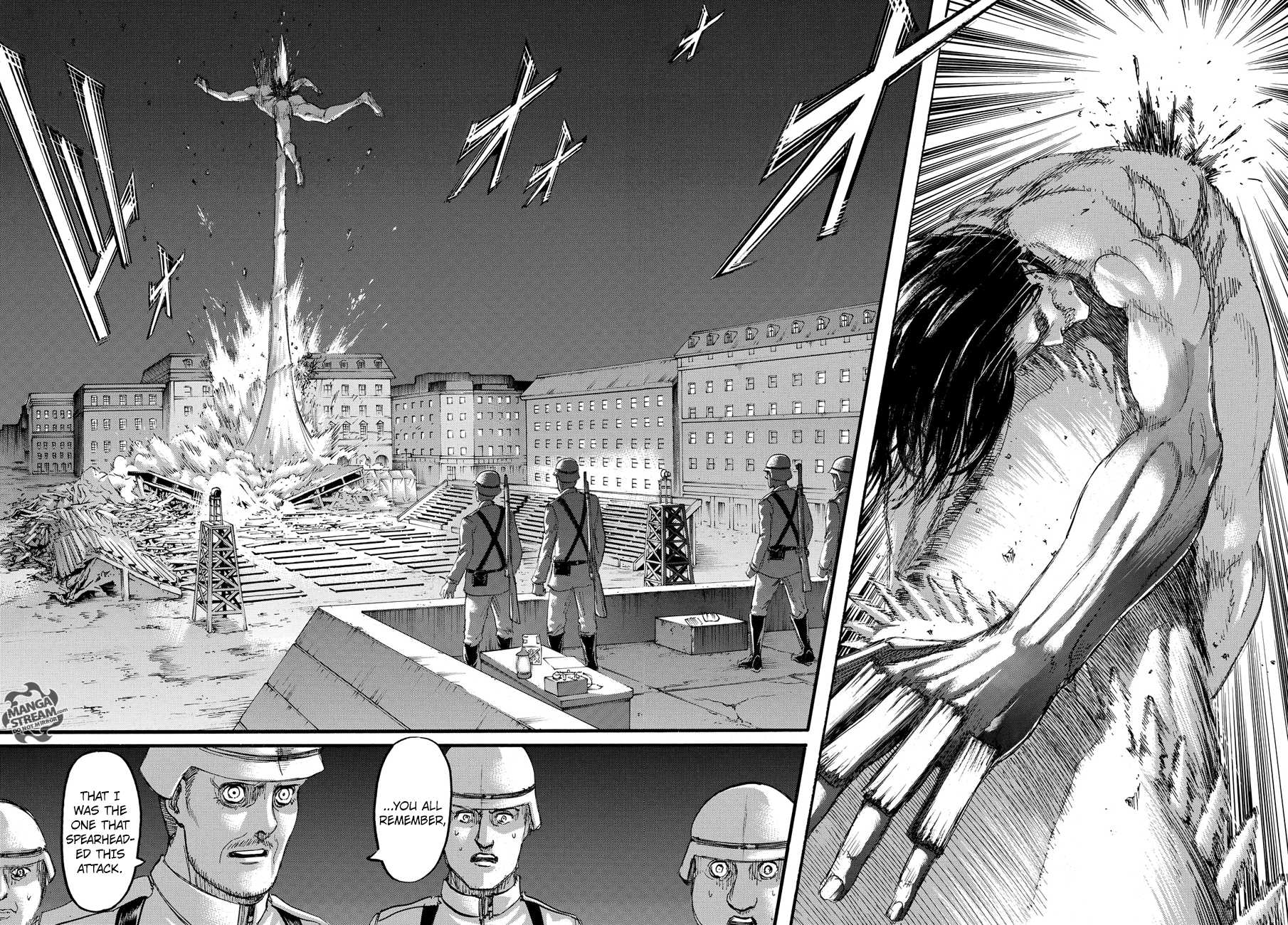 Attack on Titan manga, chapter 101, page 18 of 41