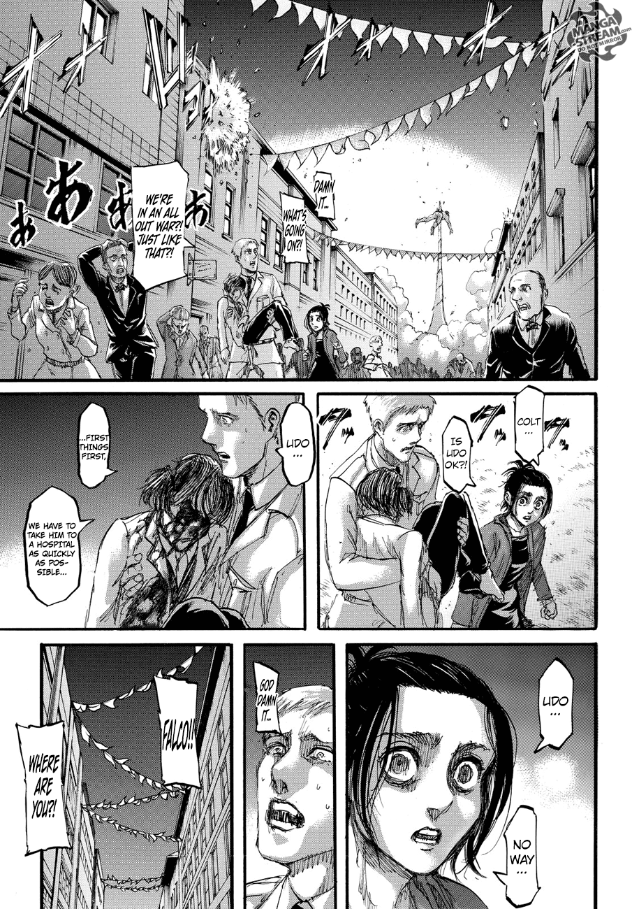 Attack on Titan manga, chapter 101, page 20 of 41