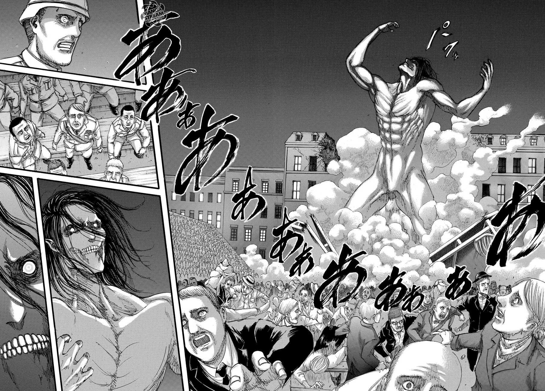 Attack on Titan manga, chapter 101, page 3 of 41