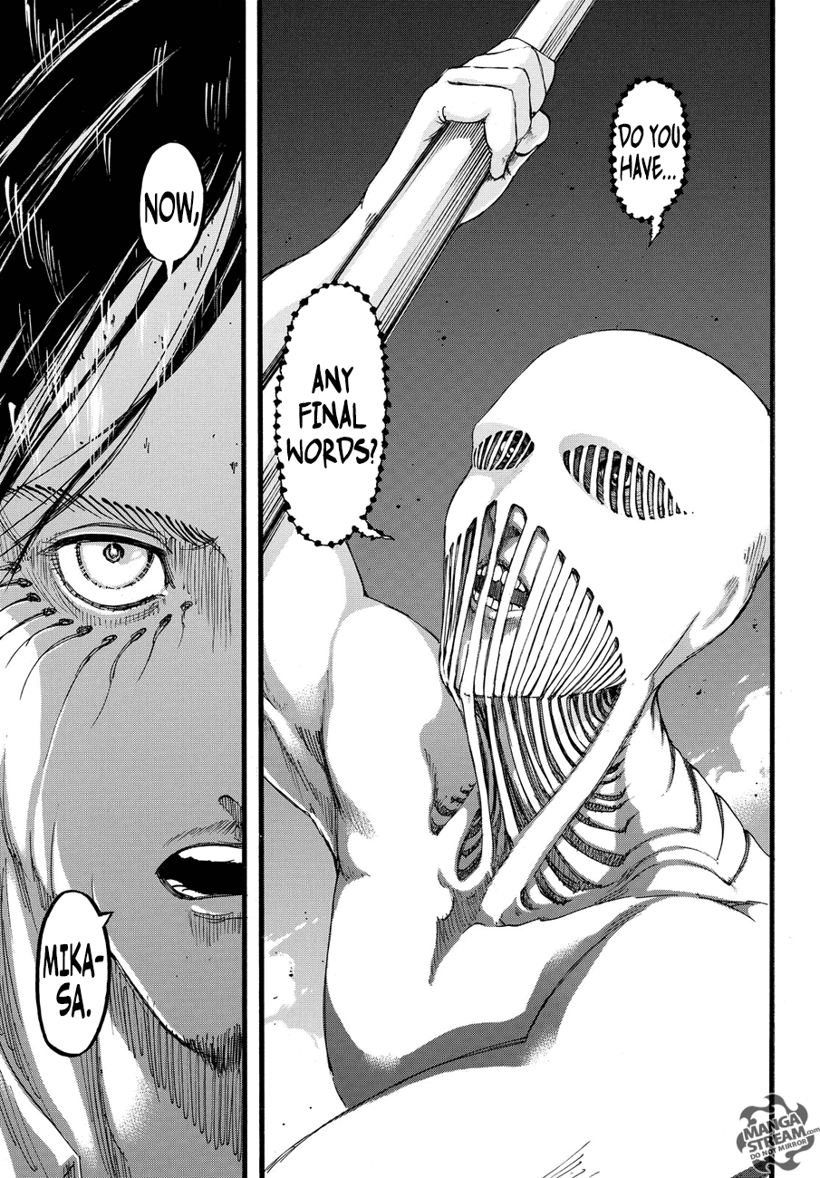 Attack on Titan manga, chapter 101, page 36 of 41
