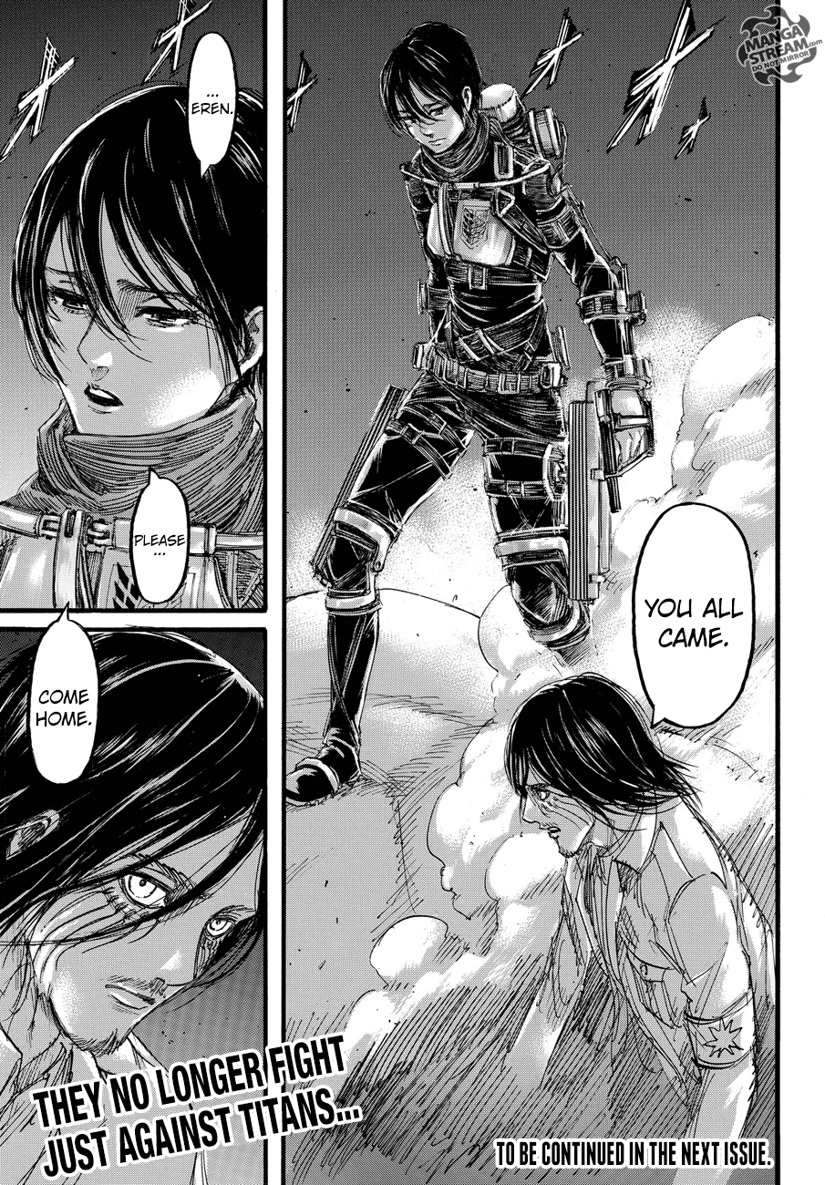 Attack on Titan manga, chapter 101, page 41 of 41