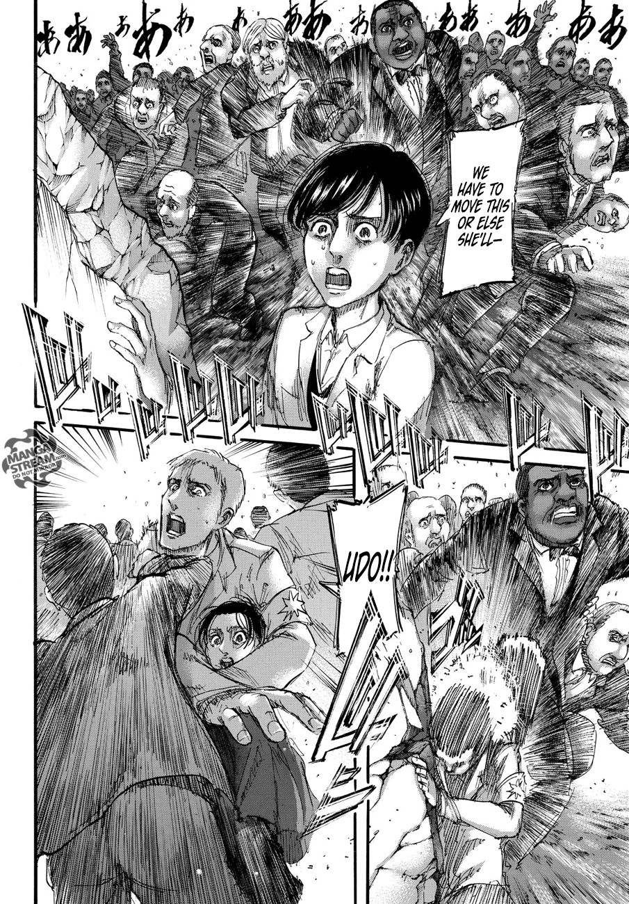 Attack on Titan manga, chapter 101, page 8 of 41