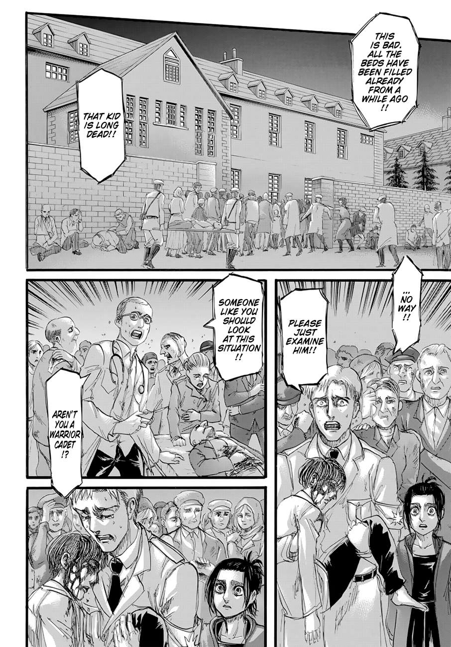Attack on Titan manga, chapter 102, page 14 of 46