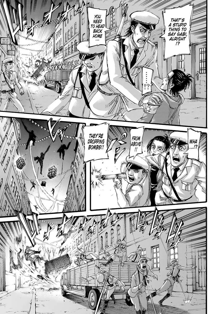Attack on Titan manga, chapter 102, page 17 of 46