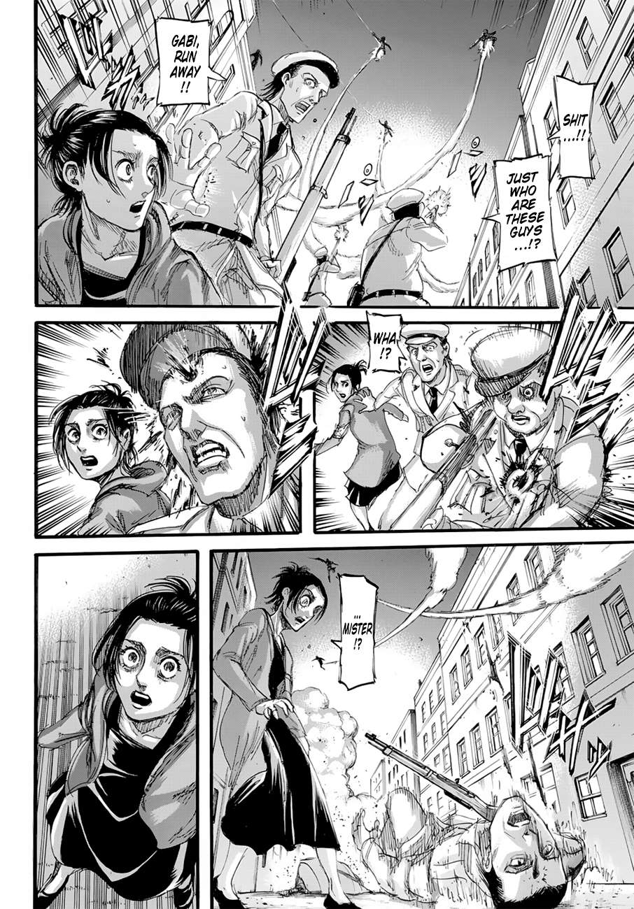 Attack on Titan manga, chapter 102, page 18 of 46