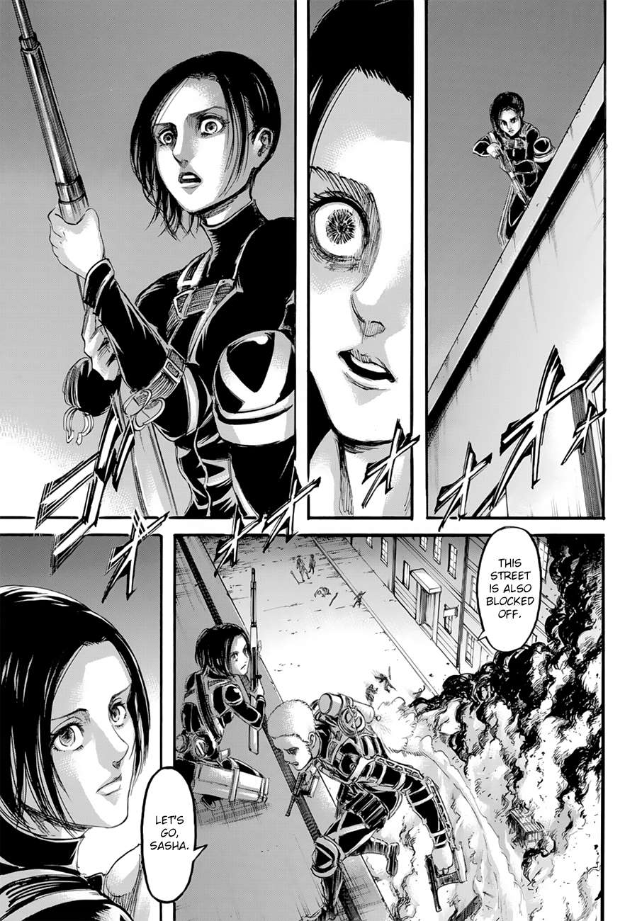 Attack on Titan manga, chapter 102, page 19 of 46