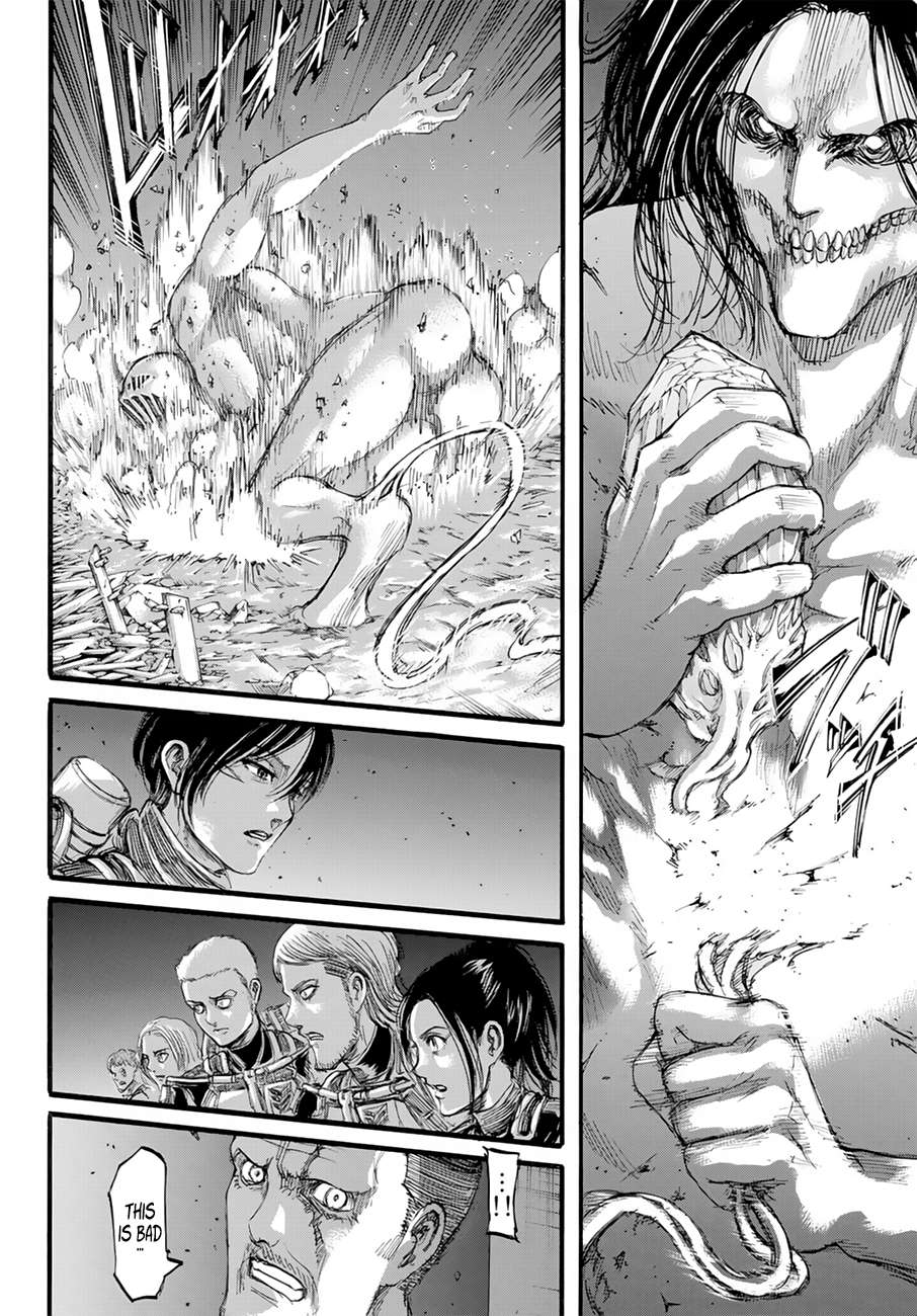 Attack on Titan manga, chapter 102, page 28 of 46
