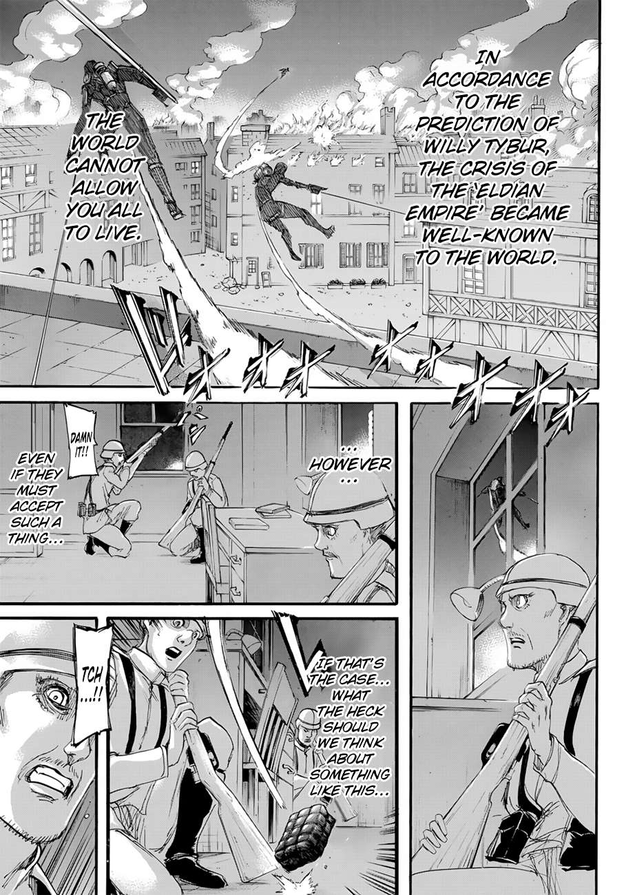 Attack on Titan manga, chapter 102, page 3 of 46