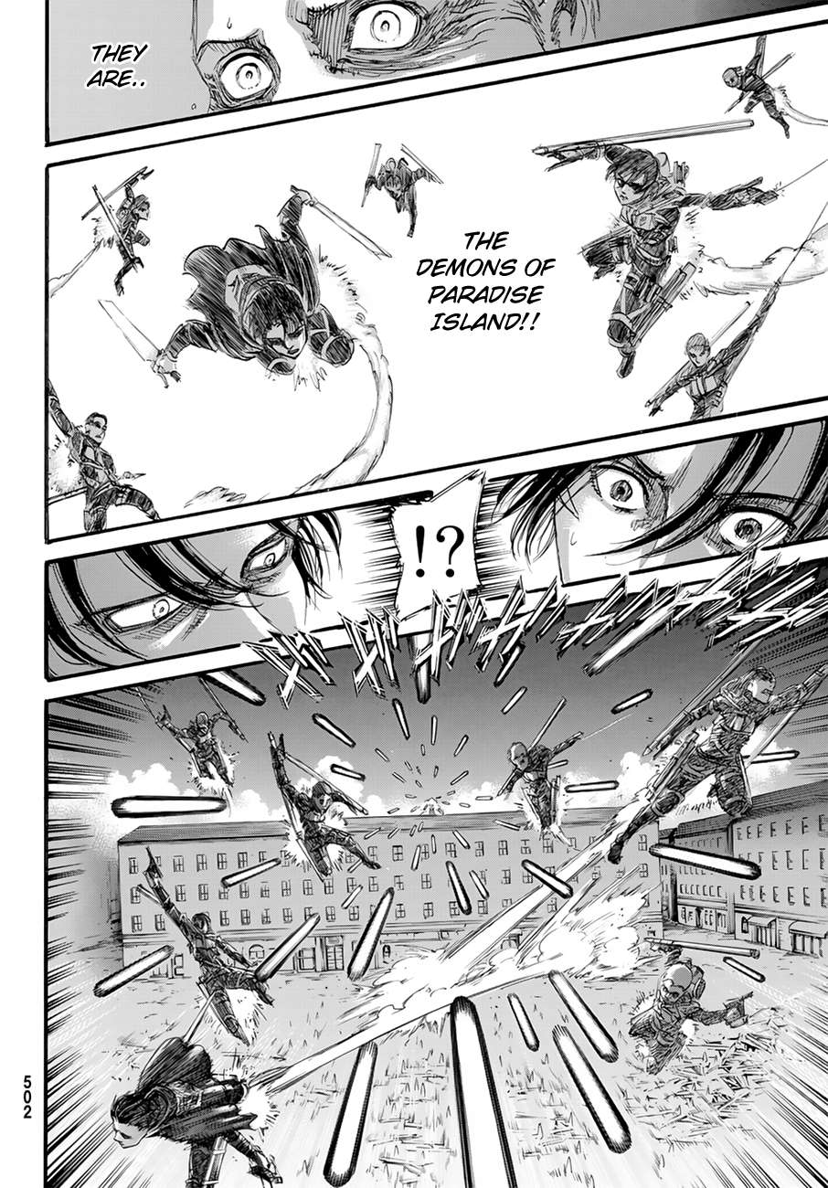 Attack on Titan manga, chapter 102, page 36 of 46