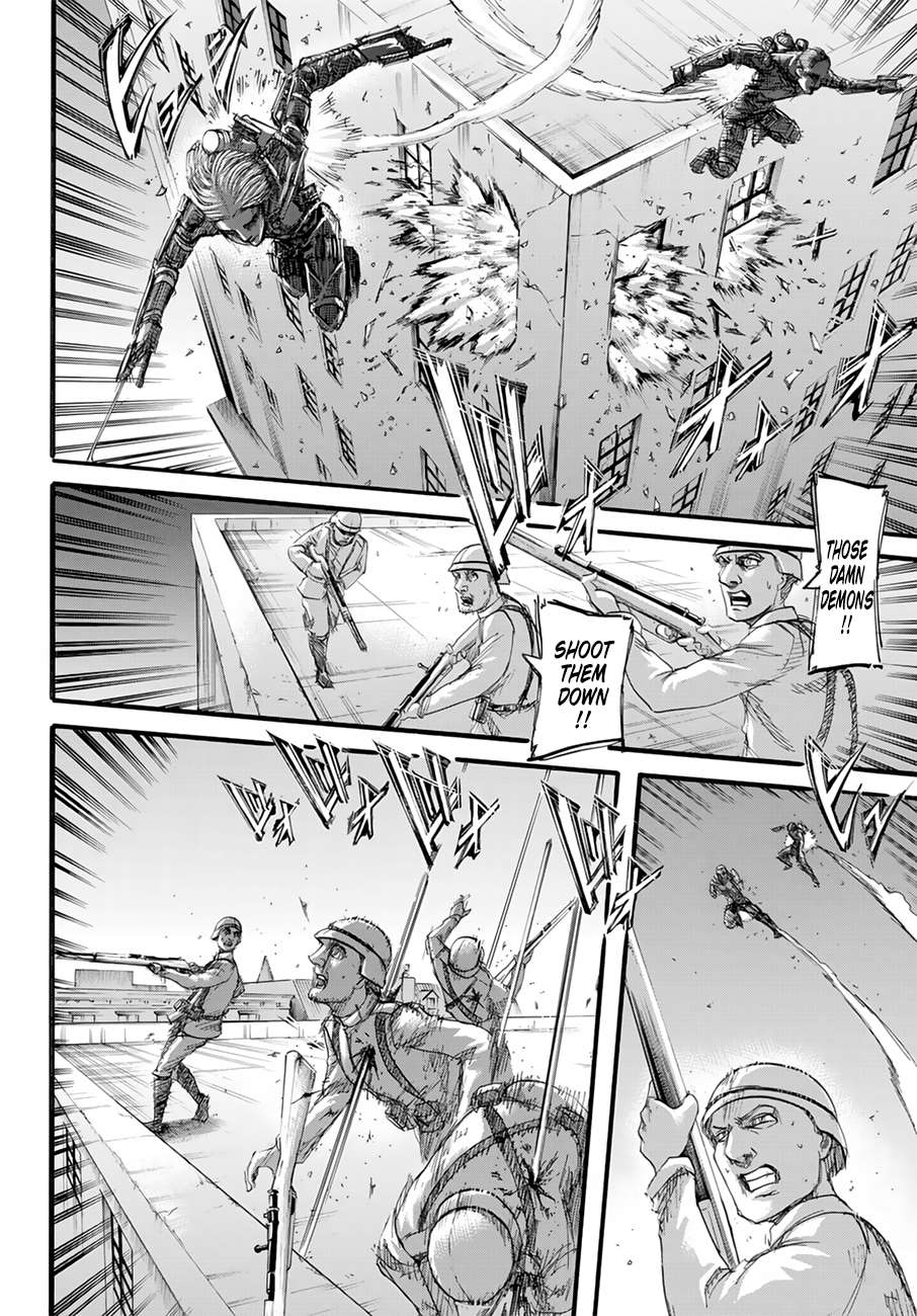 Attack on Titan manga, chapter 102, page 4 of 46