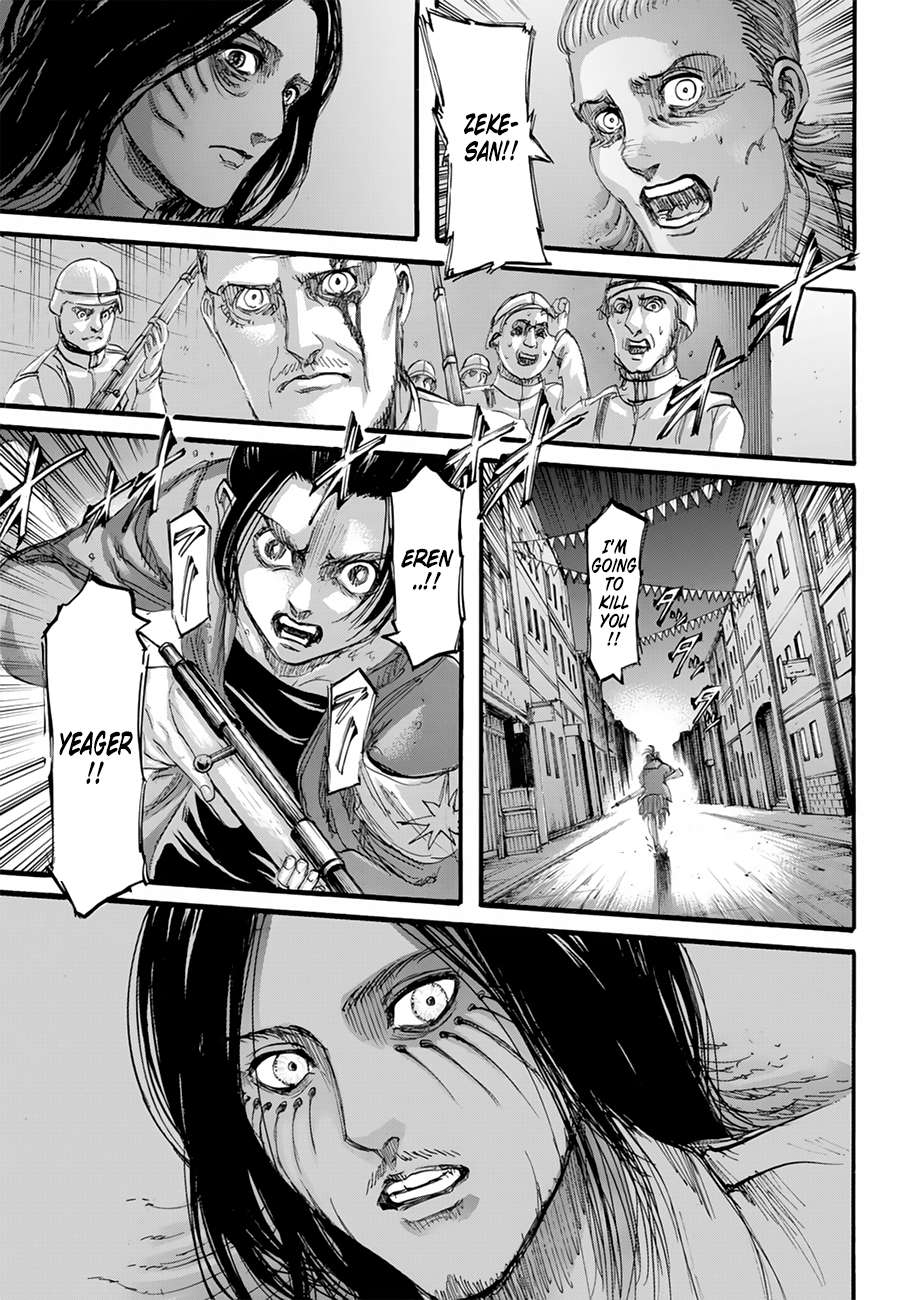 Attack on Titan manga, chapter 102, page 43 of 46