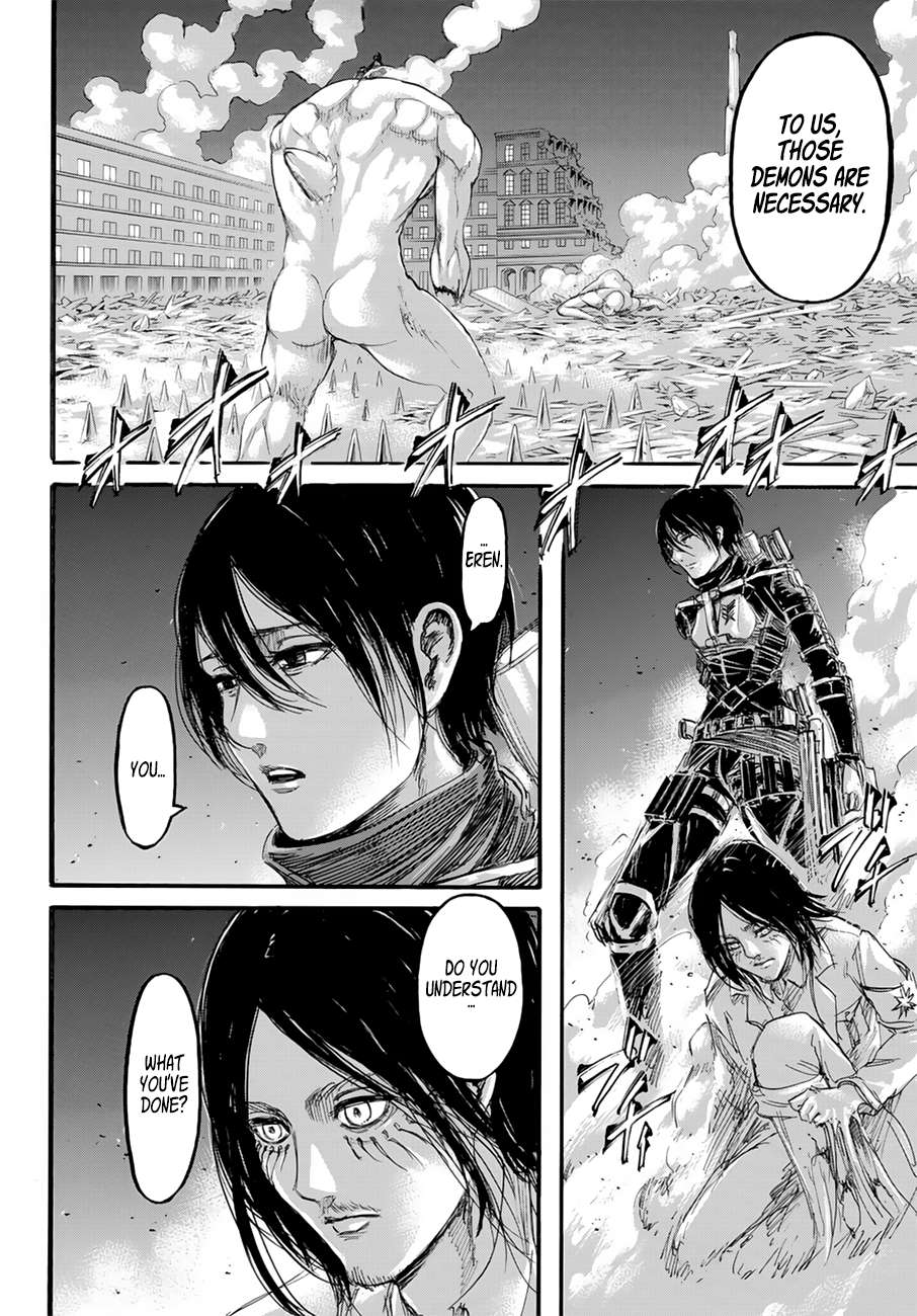 Attack on Titan manga, chapter 102, page 8 of 46