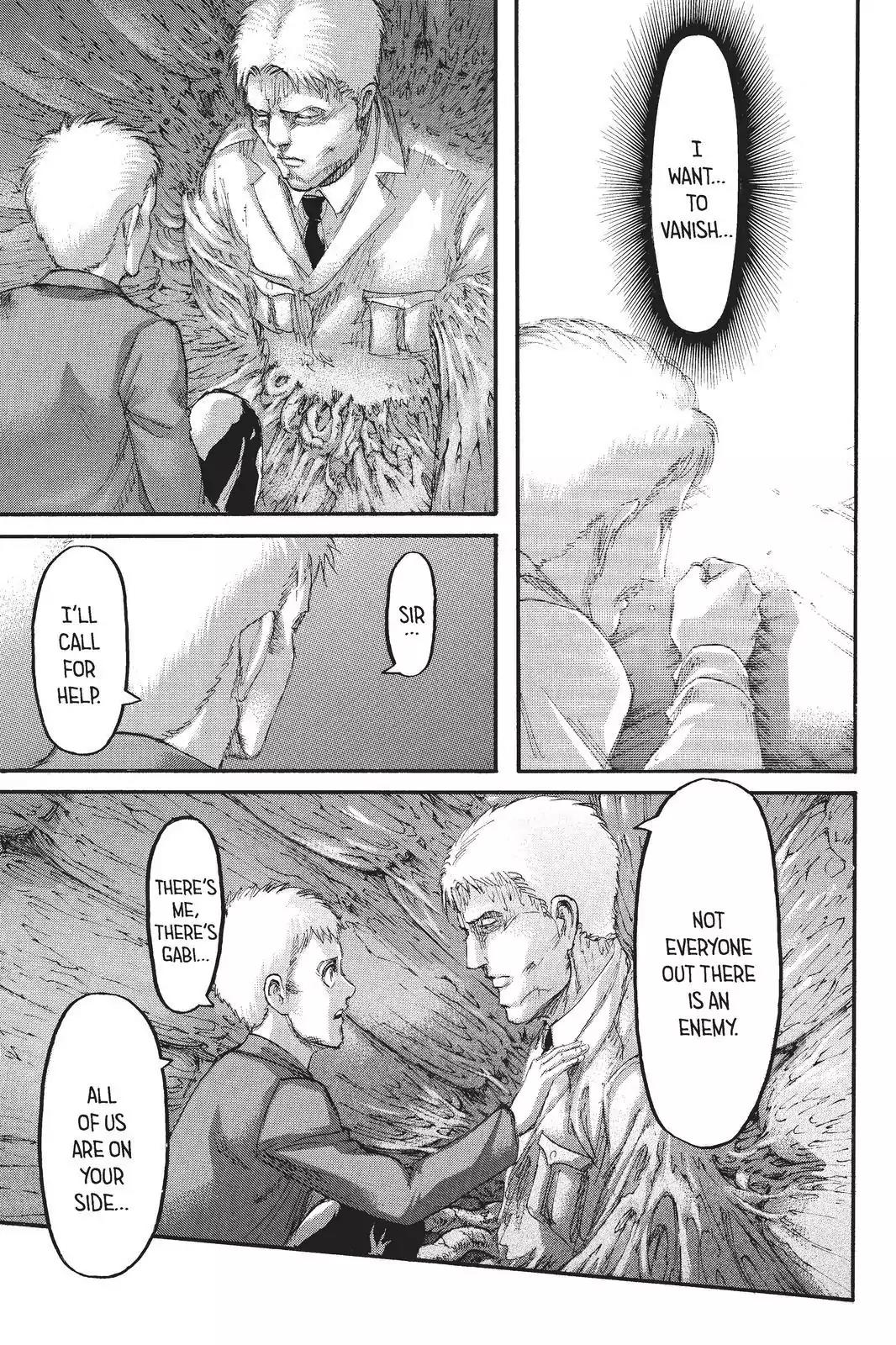 Attack on Titan manga, chapter 103, page 10 of 46