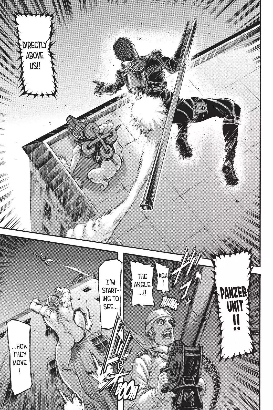 Attack on Titan manga, chapter 103, page 14 of 46
