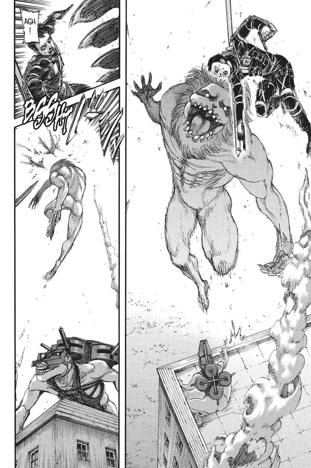 Attack on Titan manga, chapter 103, page 15 of 46