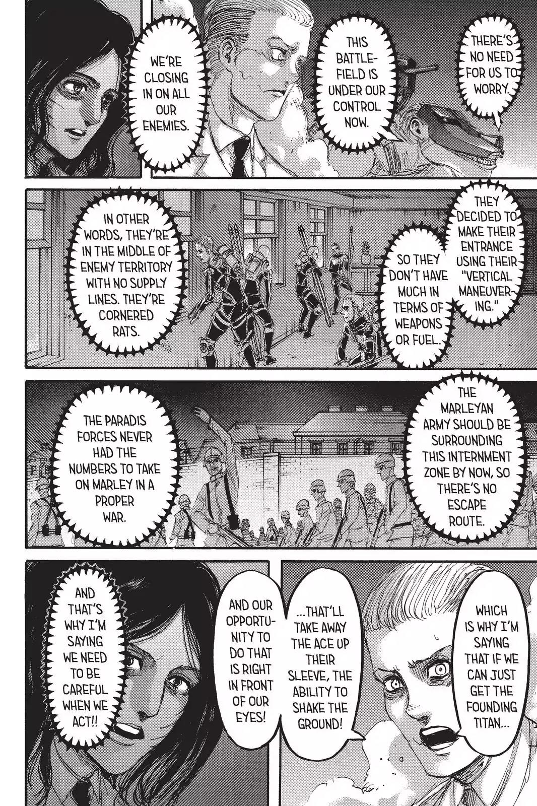 Attack on Titan manga, chapter 103, page 21 of 46