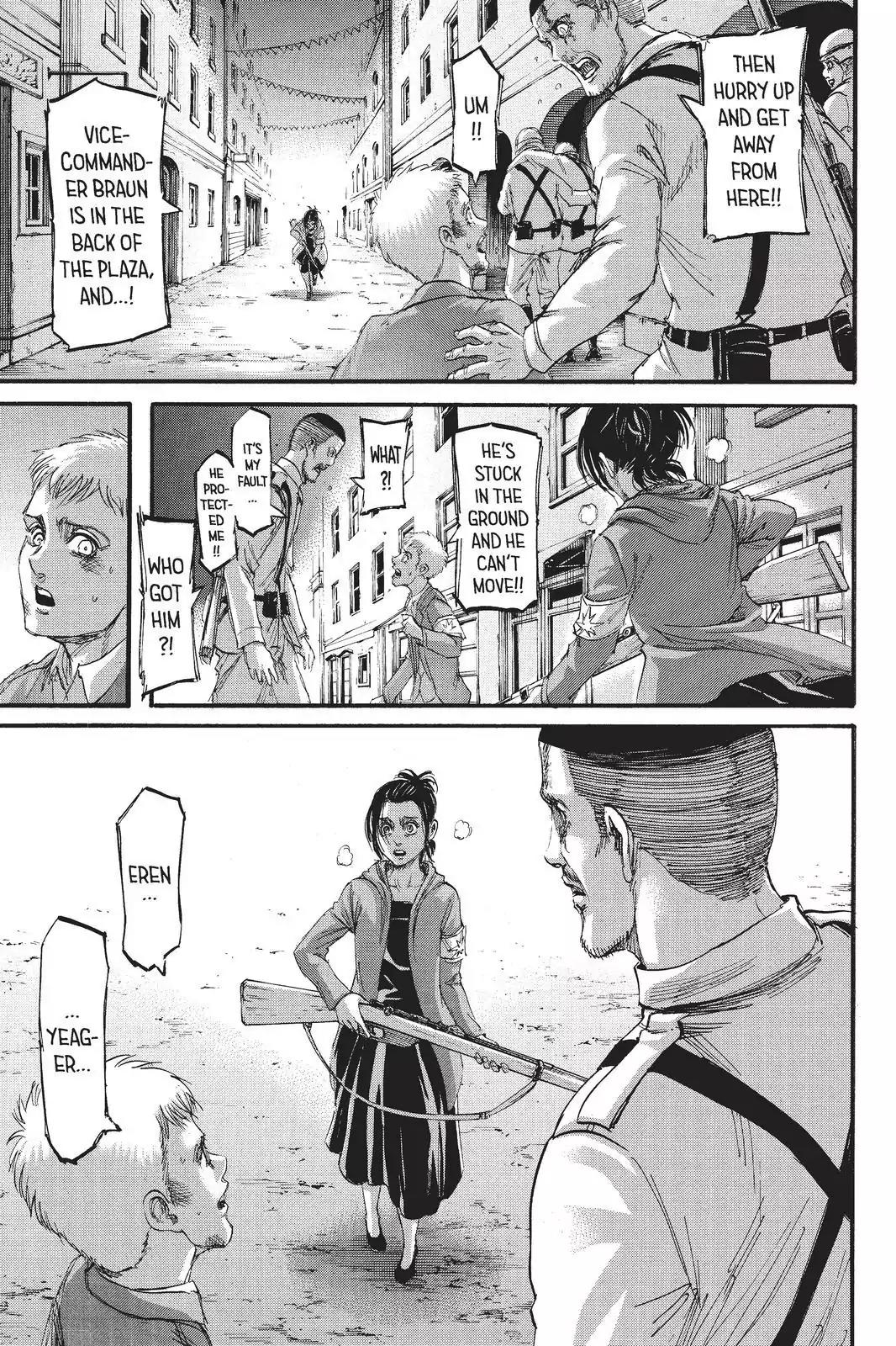 Attack on Titan manga, chapter 103, page 26 of 46