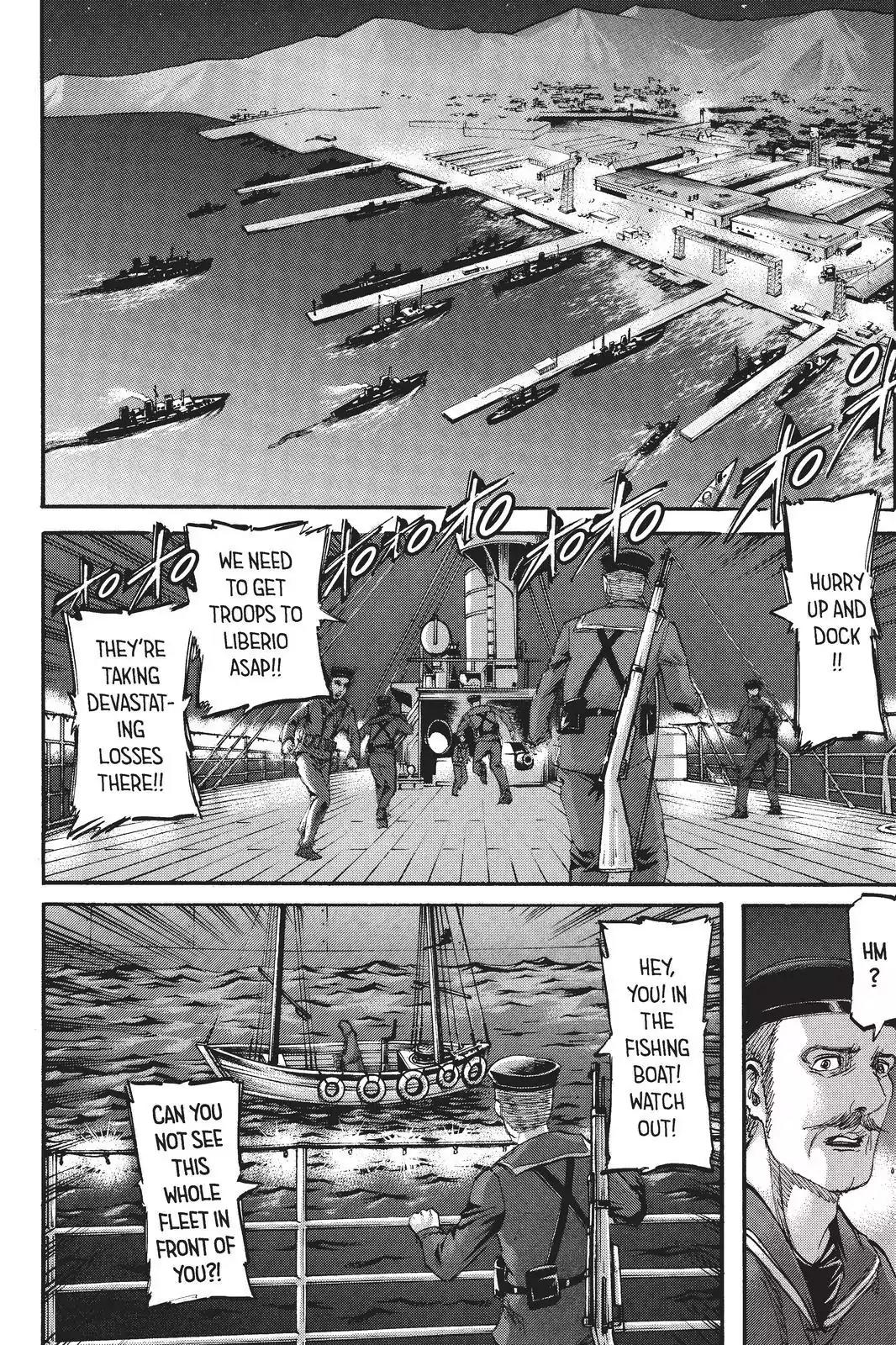 Attack on Titan manga, chapter 103, page 27 of 46