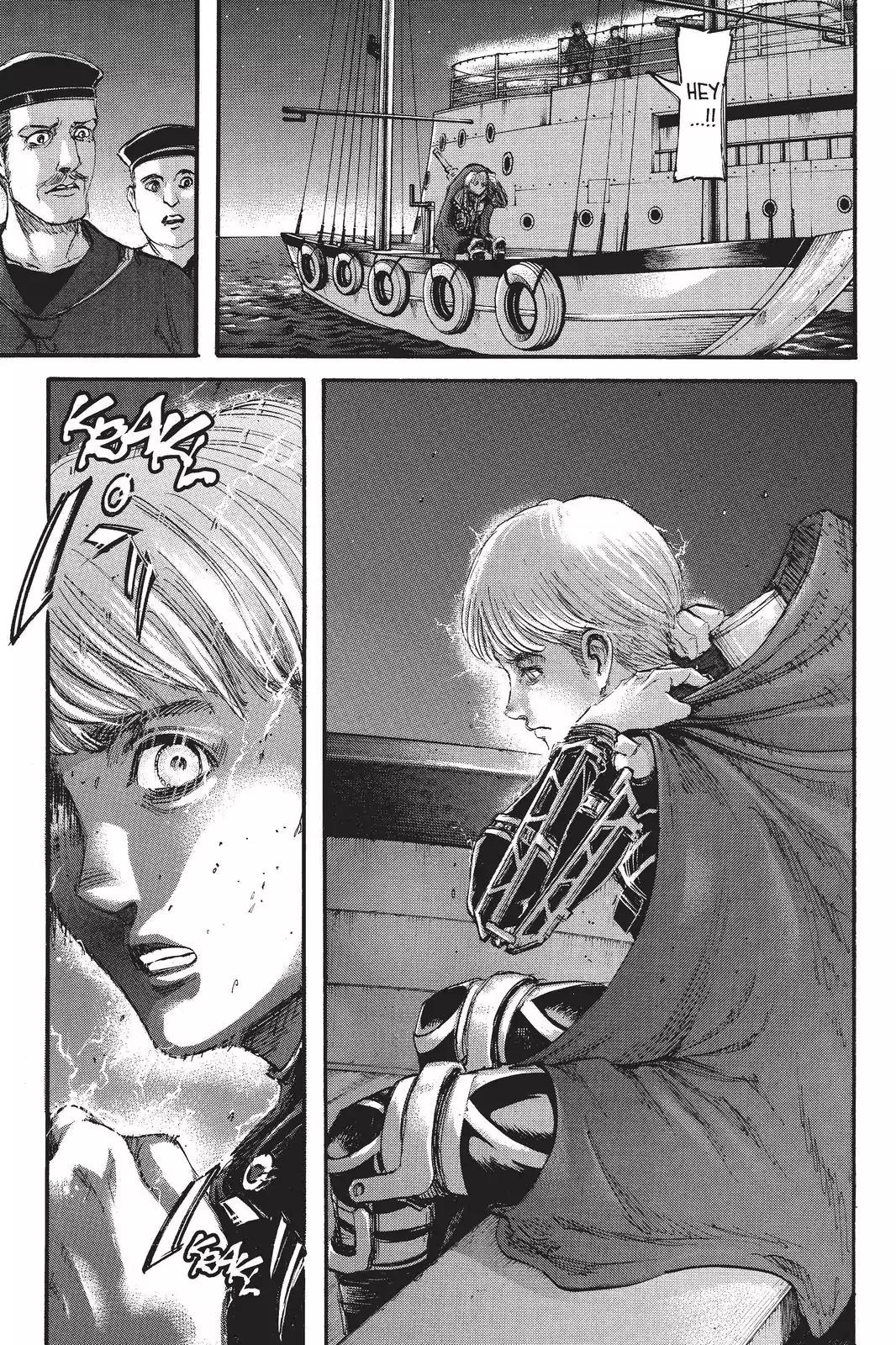 Attack on Titan manga, chapter 103, page 28 of 46