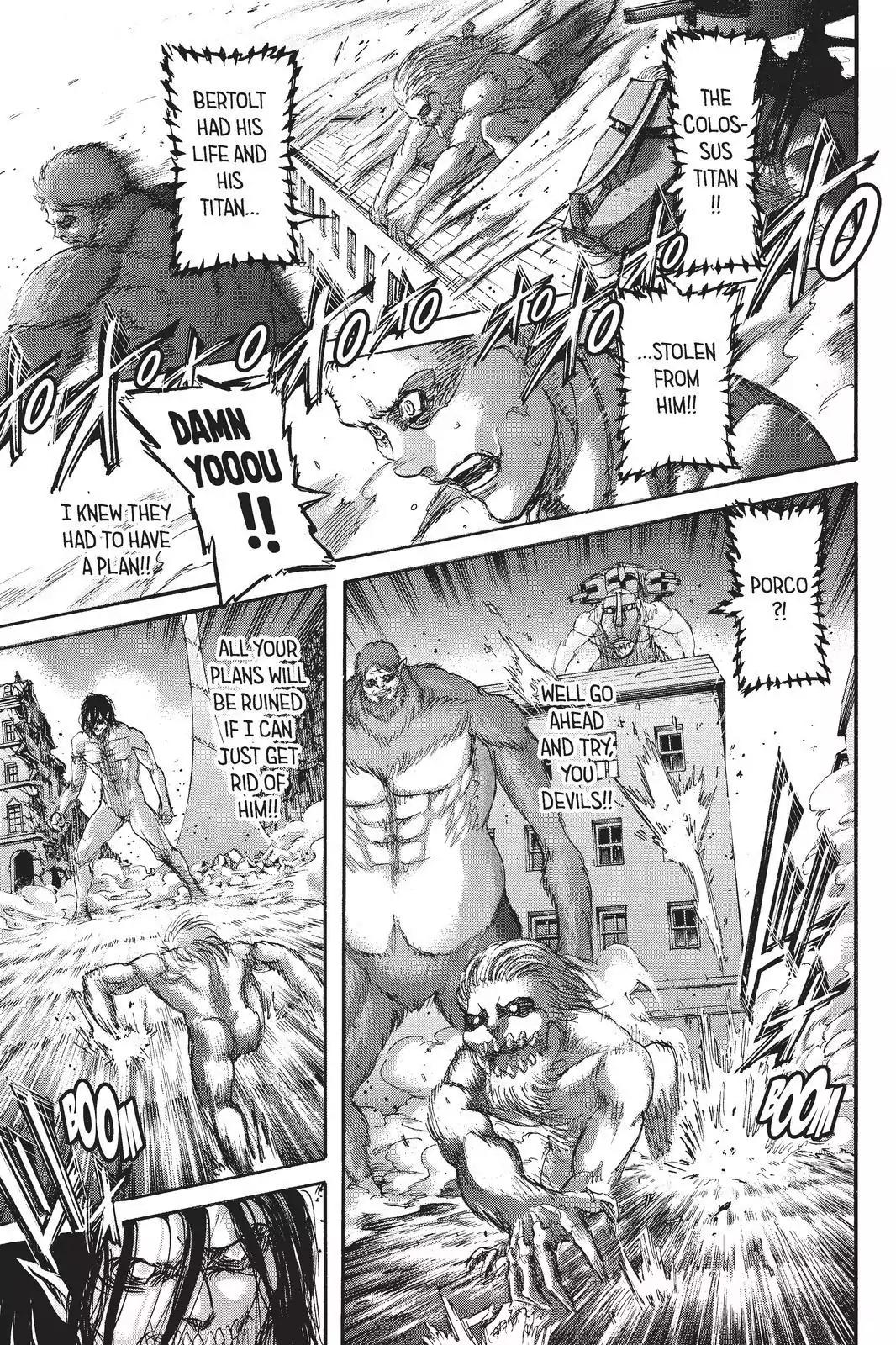 Attack on Titan manga, chapter 103, page 32 of 46