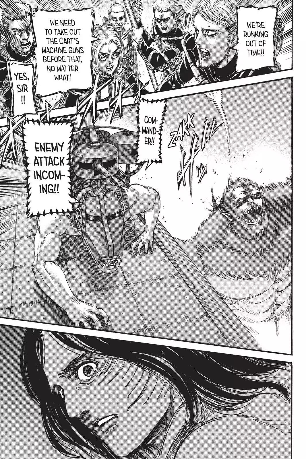 Attack on Titan manga, chapter 103, page 34 of 46