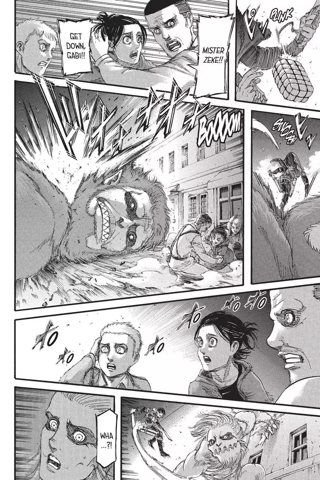 Attack on Titan manga, chapter 103, page 39 of 46