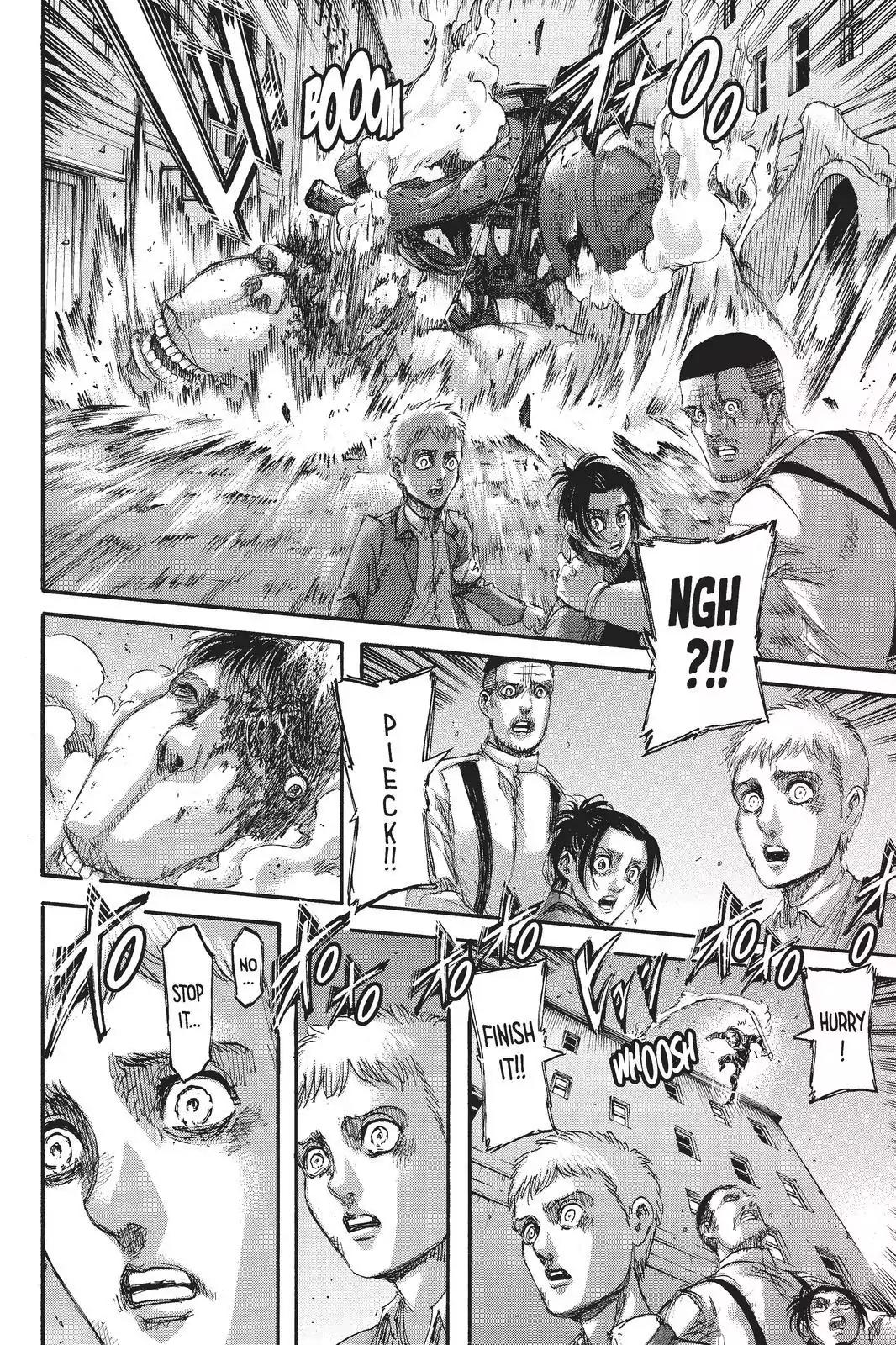 Attack on Titan manga, chapter 103, page 45 of 46