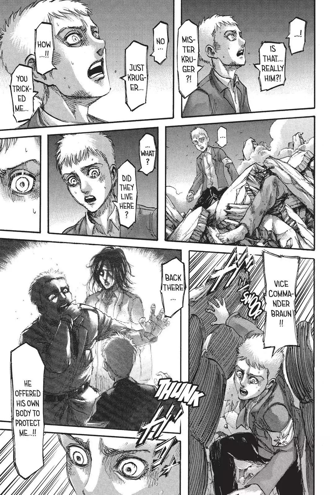Attack on Titan manga, chapter 103, page 8 of 46