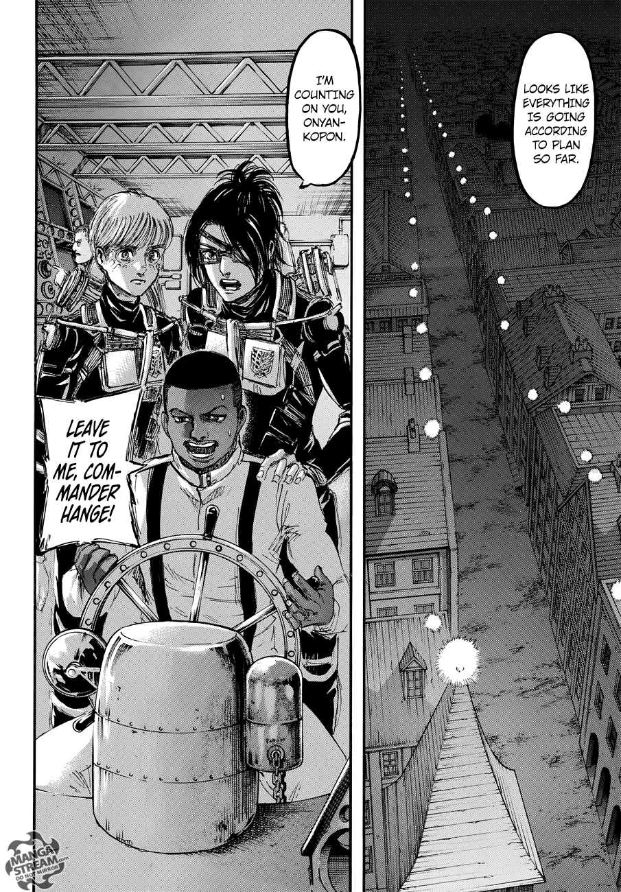 Attack on Titan manga, chapter 104, page 23 of 44