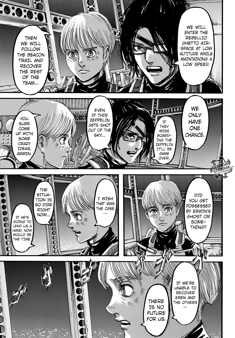 Attack on Titan manga, chapter 104, page 24 of 44