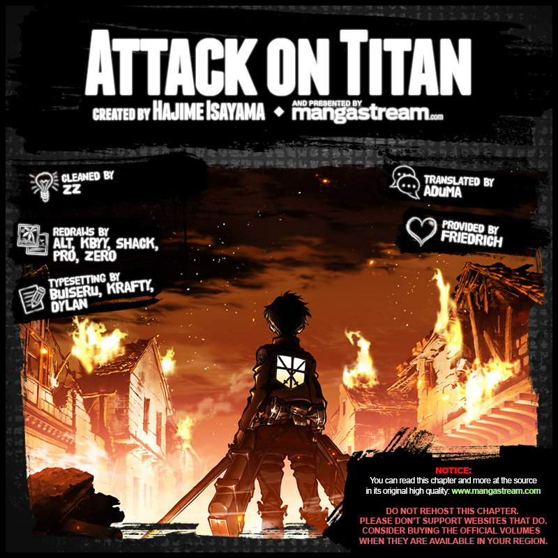Attack on Titan manga, chapter 104, page 3 of 44