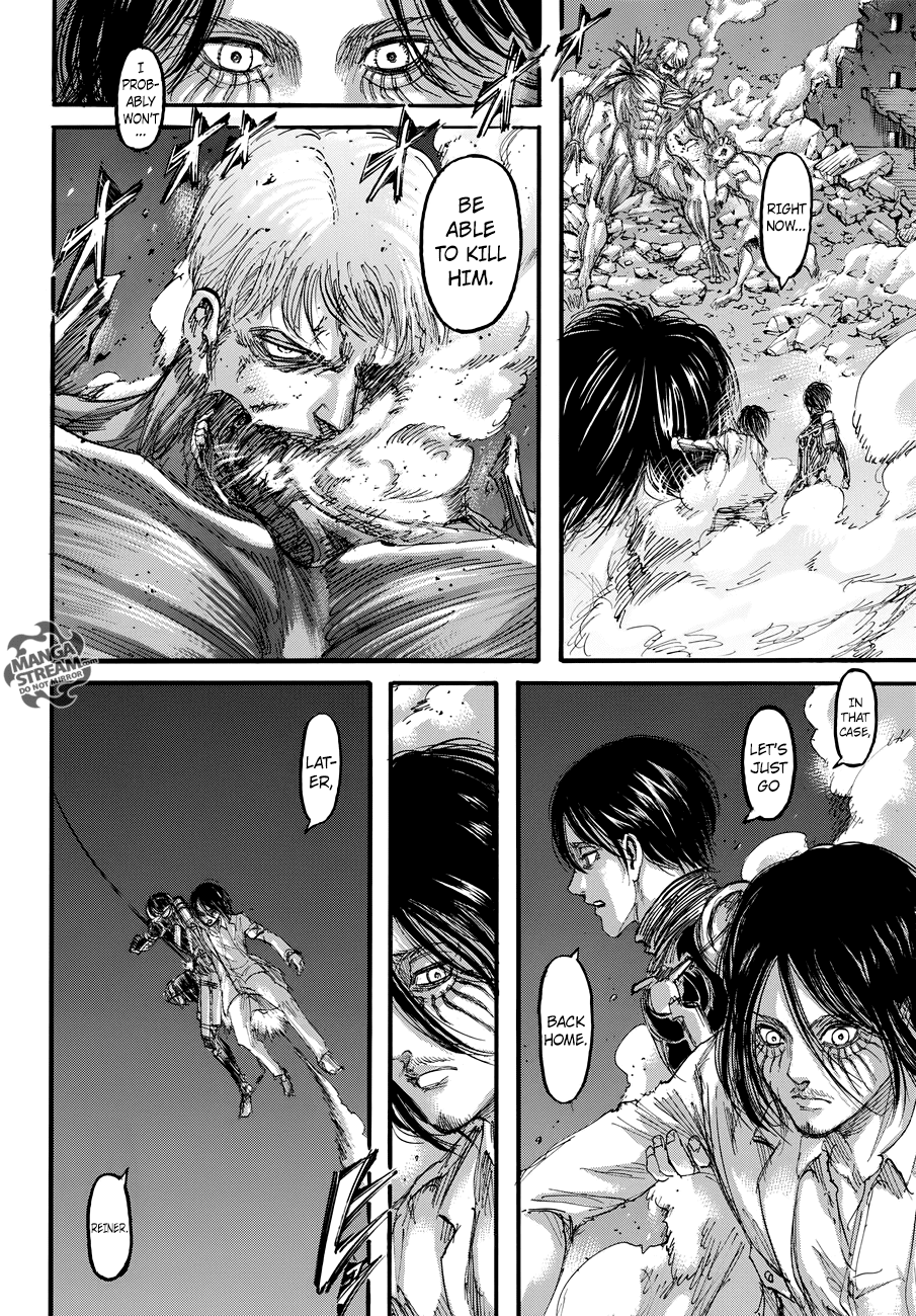Attack on Titan manga, chapter 104, page 41 of 44