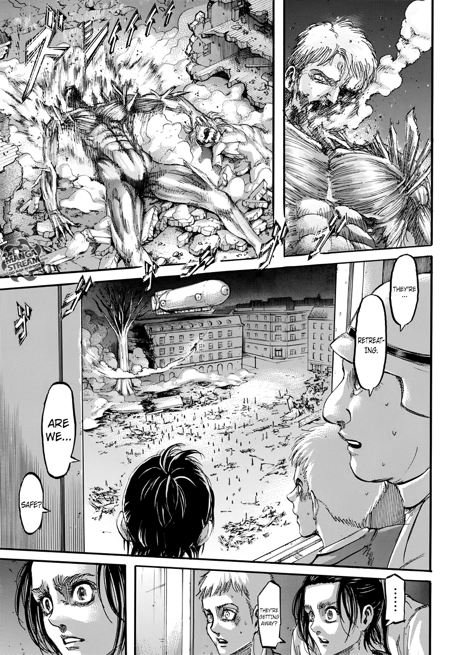 Attack on Titan manga, chapter 104, page 42 of 44
