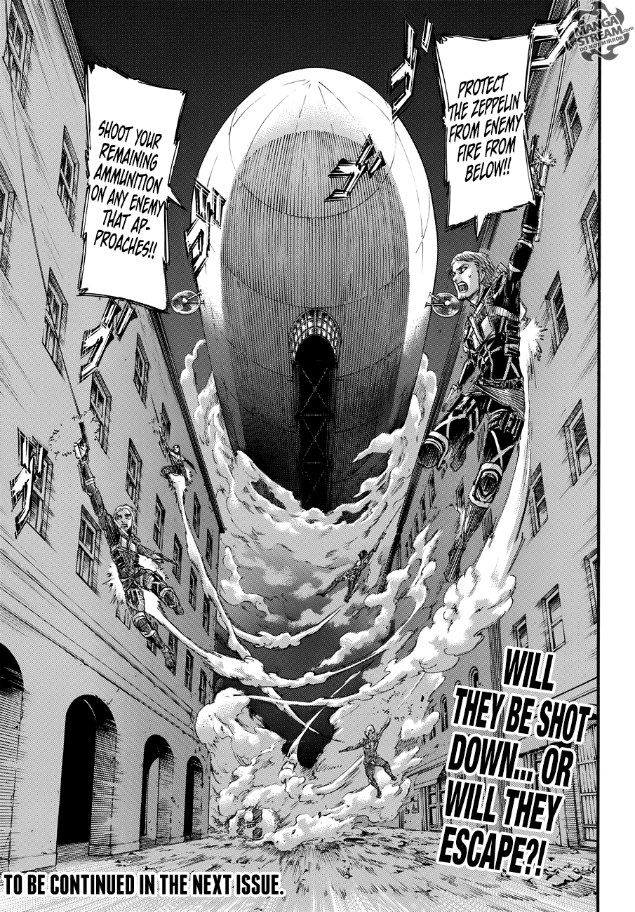 Attack on Titan manga, chapter 104, page 44 of 44