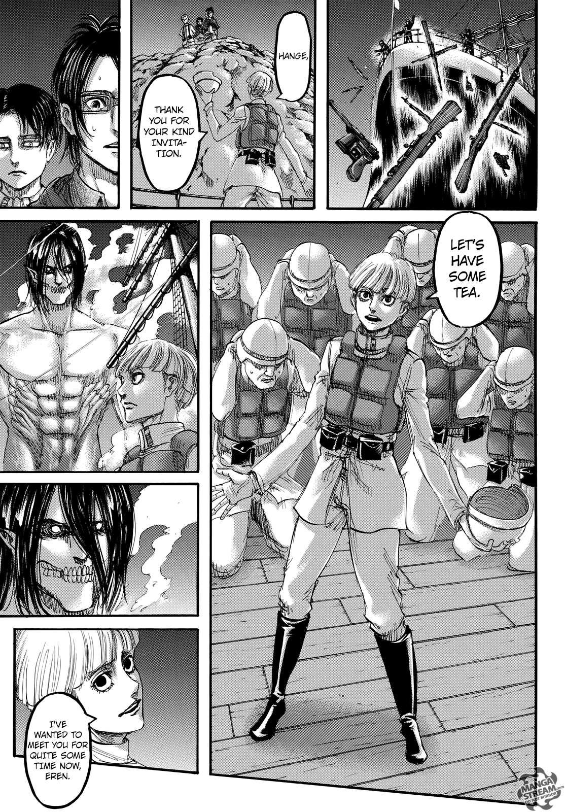 Attack on Titan manga, chapter 106, page 10 of 46
